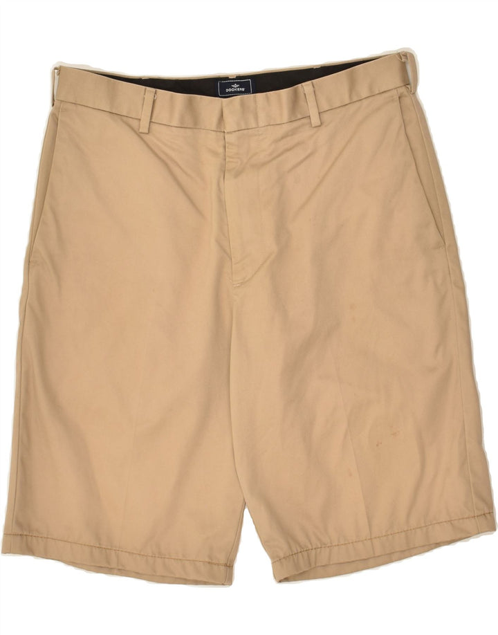 DOCKERS Mens Chino Shorts W30 Medium Beige Cotton | Vintage Dockers | Thrift | Second-Hand Dockers | Used Clothing | Messina Hembry 