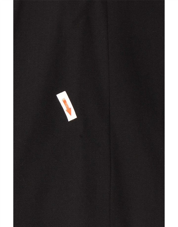 Marella Damen-Blazerjacke mit 4 Knöpfen, UK 12, Mittelschwarz, Schurwolle