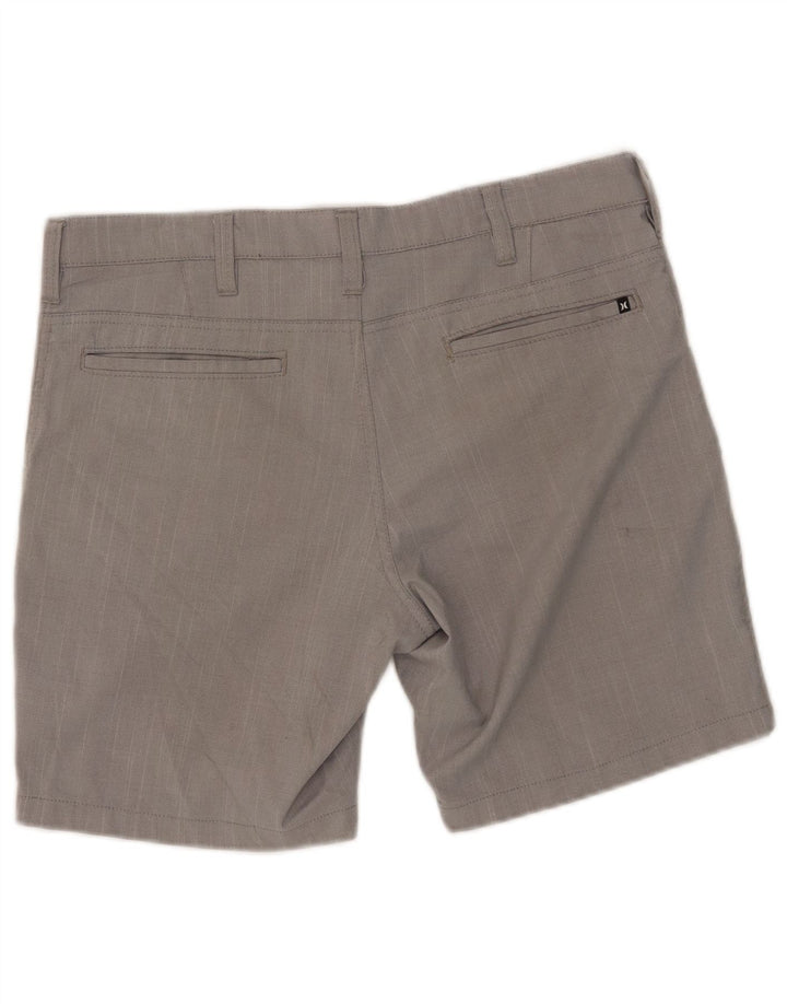 Hurley Herren Chinoshorts W32 Mittelgraues Polyester
