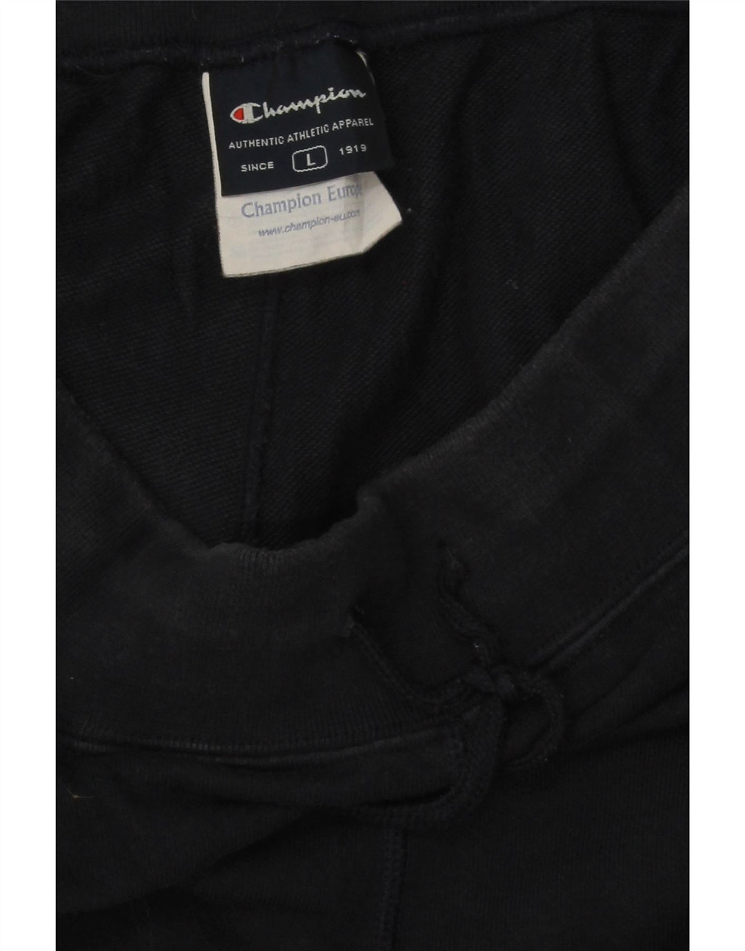 CHAMPION Mens Tracksuit Trousers Large  Navy Blue Cotton Vintage Champion and Second-Hand Champion from Messina Hembry 