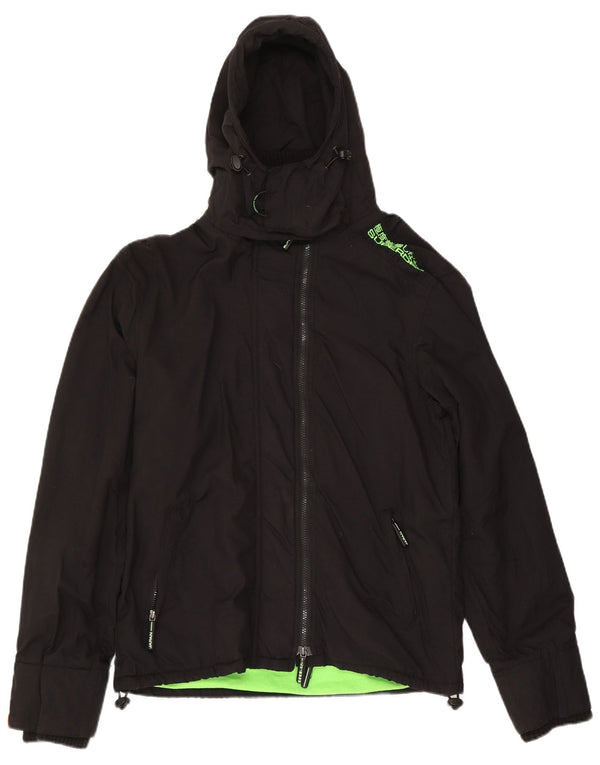 Superdry Herren Windjacke UK 42 XL Schwarz Nylon