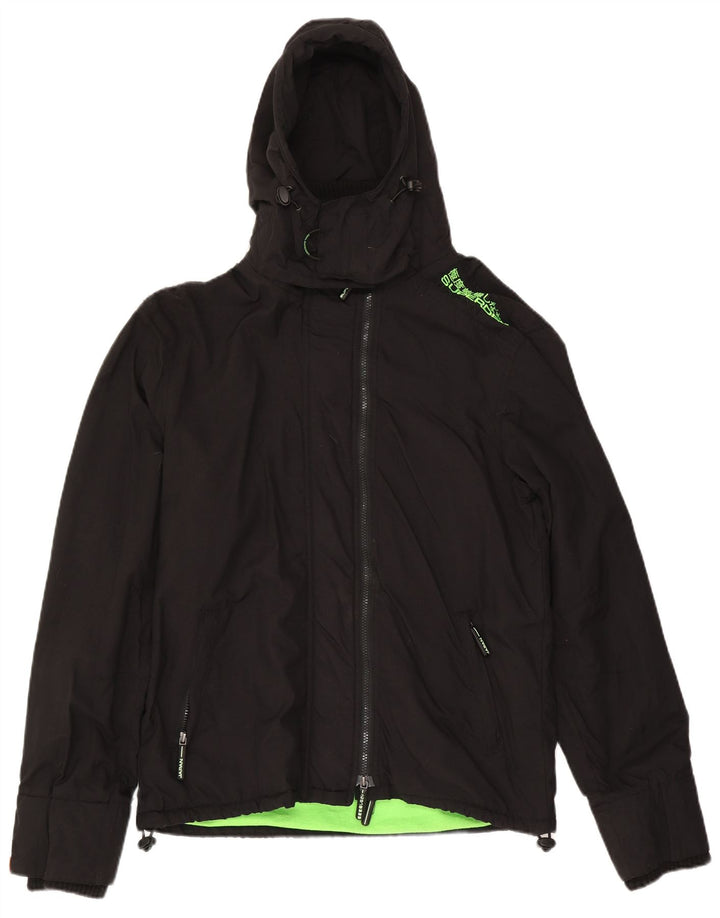 Superdry Herren Windjacke UK 42 XL Schwarz Nylon