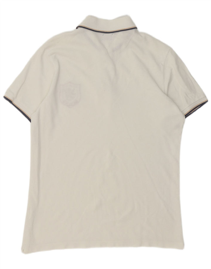 Replay Herren-Poloshirt XL, weiße Baumwolle, klassisch