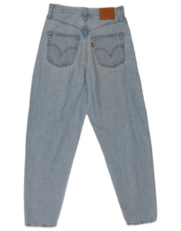Levi's Damen High Waist Loose Fit Tapered Jeans W24 L27 Blaue Baumwolle