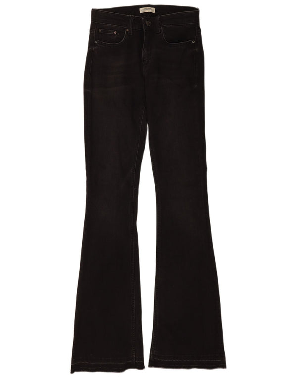 Zara Damen Schlagjeans EU 34 2XS W24 L35 Schwarze Baumwolle