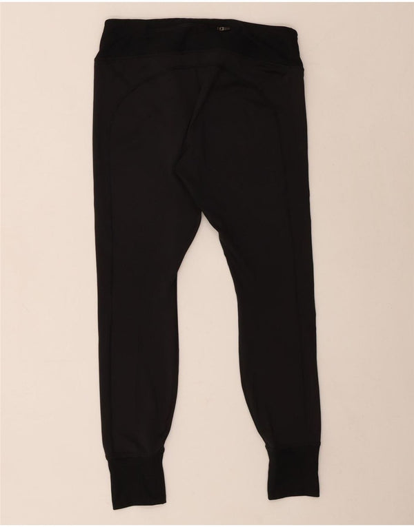 Nike Womens Graphic Leggings UK 14 Large Schwarz Polyester