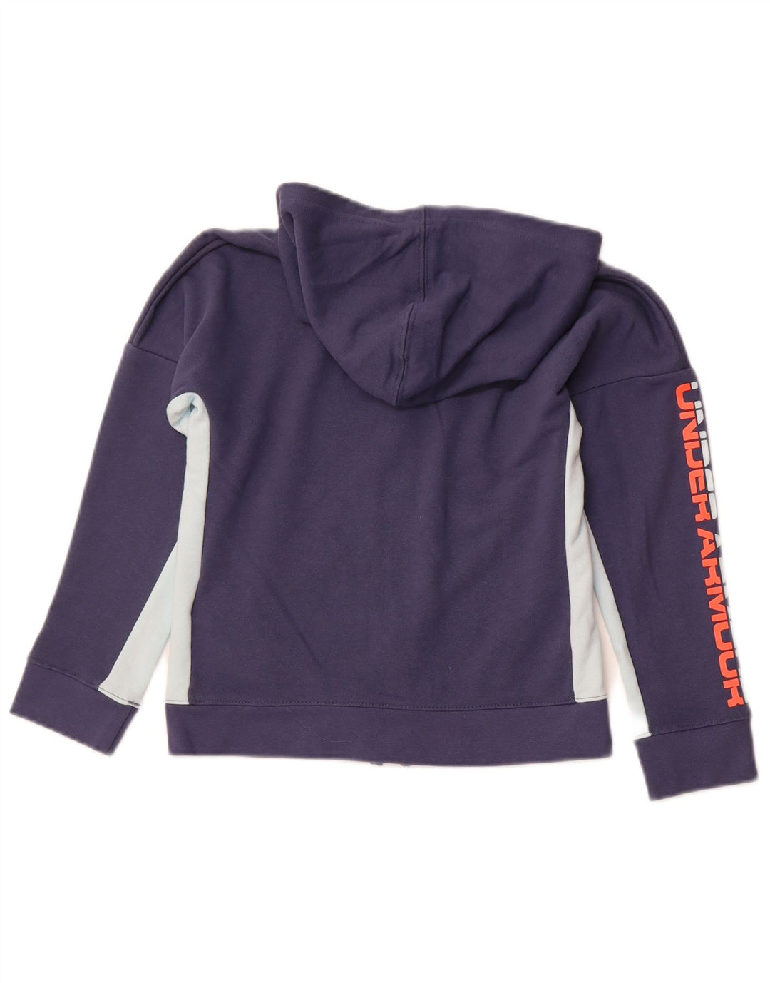 UNDER ARMOUR Jungen Cold Gear Kapuzenpullover mit Reißverschluss, 7–8 Jahre, Größe S, Marineblau
