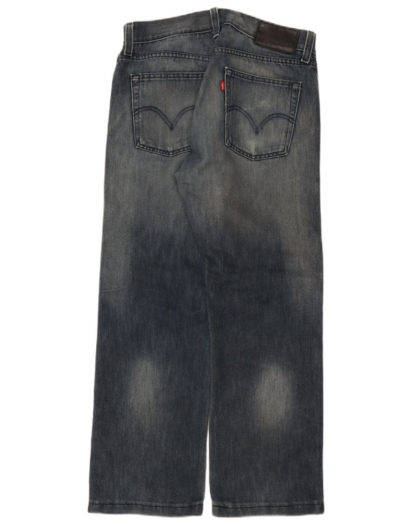 Levi's Herren 514 Straight Jeans W36 L29 Blaue Baumwolle