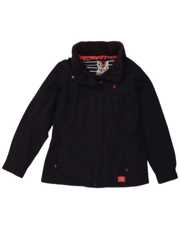 Joules Damen Regenjacke UK 12 Medium Marineblau Polyamid