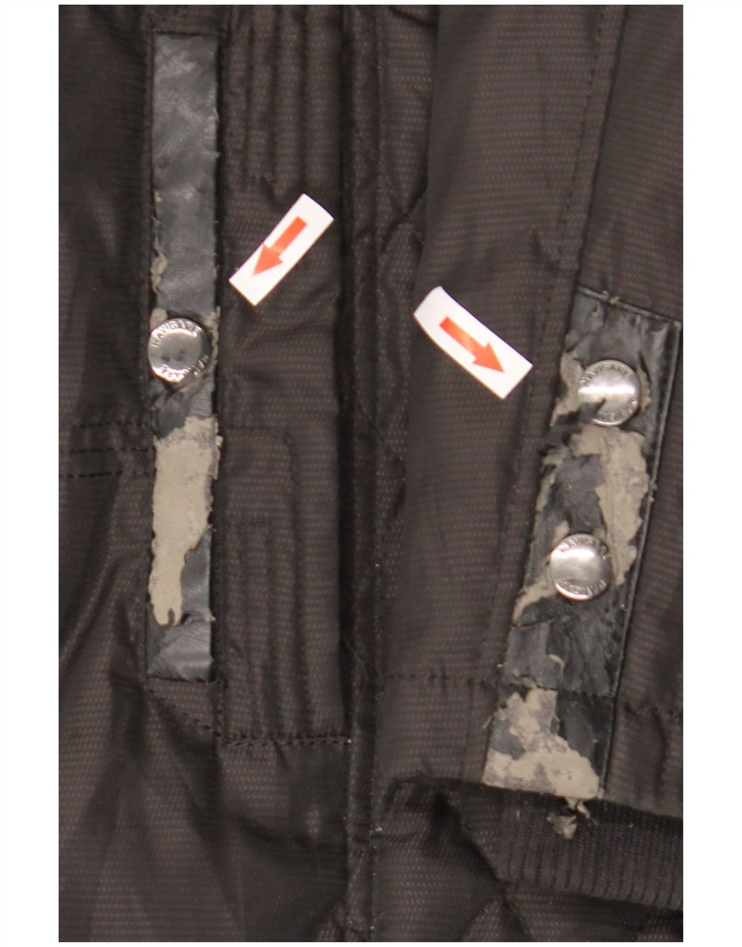 Navigare Herren Wattierte Jacke UK 46 3XL Schwarz Polyester