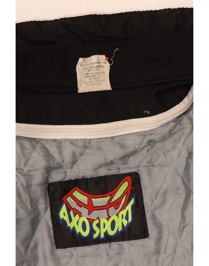 AXO Herren Graphic Racer Jacke UK 42 XL Schwarz Polyamid