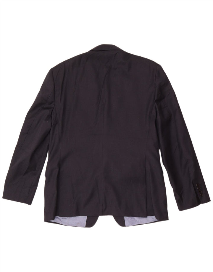 French Connection Herren-Blazer mit 2 Knöpfen, UK 44, 2XL, marineblaue Wolle