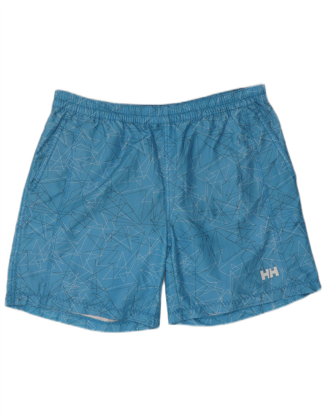 Helly Hansen Herren Badeshorts XL Blau Geometrisch Polyester