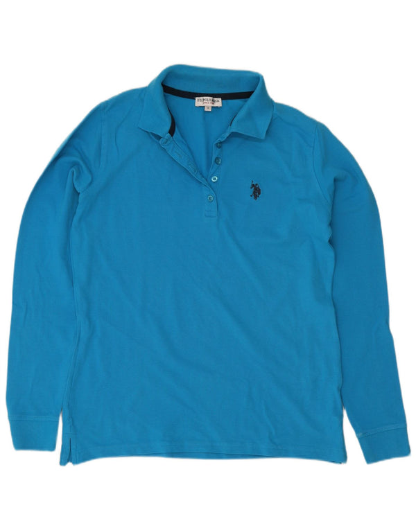 U.S. Polo Assn. Damen Langarmshirt UK 10 Small Blau