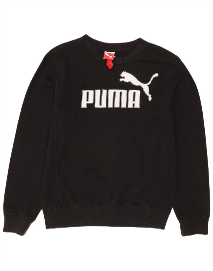 PUMA Herren Graphic Sweatshirt Pullover Small Schwarz