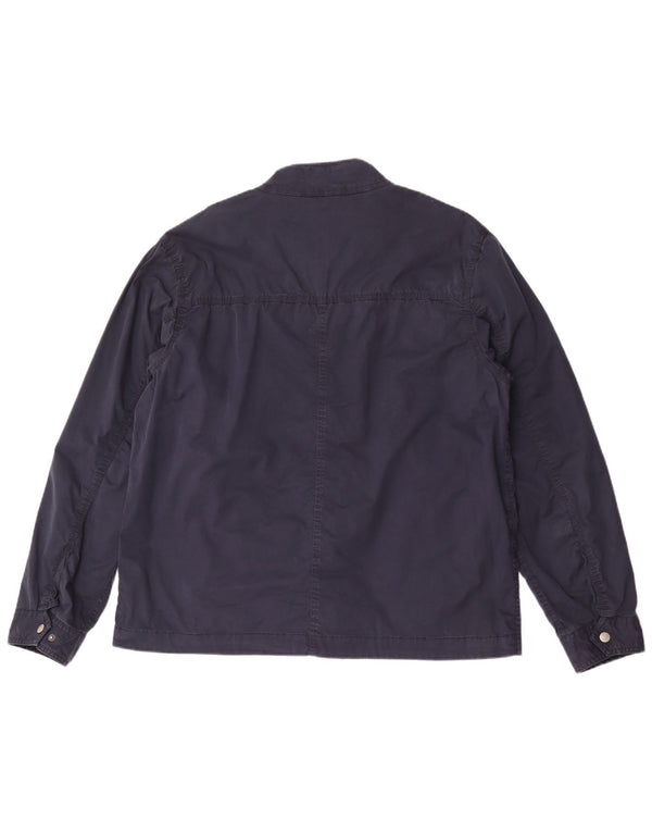 Superdry Herren Bomberjacke UK 42 XL Marineblau Baumwolle