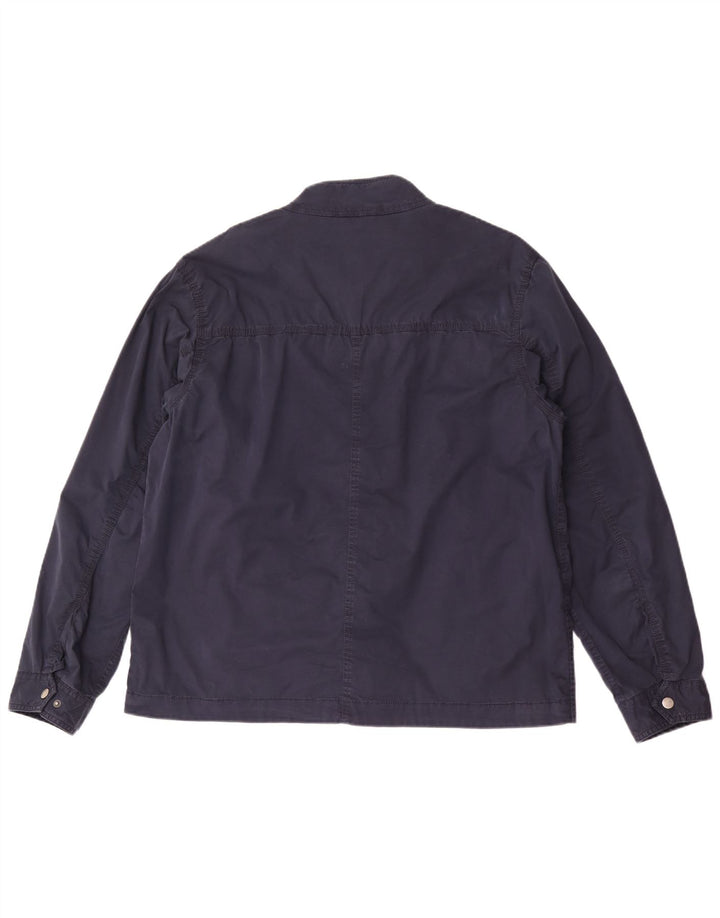 Superdry Herren Bomberjacke UK 42 XL Marineblau Baumwolle