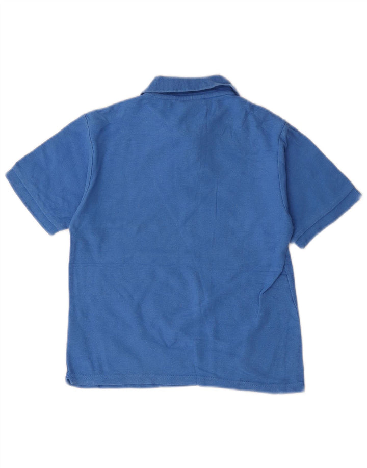 DIADORA Poloshirt für Jungen, 7–8 Jahre, mittelblaue Baumwolle