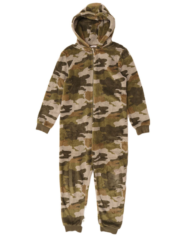 Marks & Spencer Langarm-Overall für Jungen, 11–12 Jahre, Khaki-Tarnung