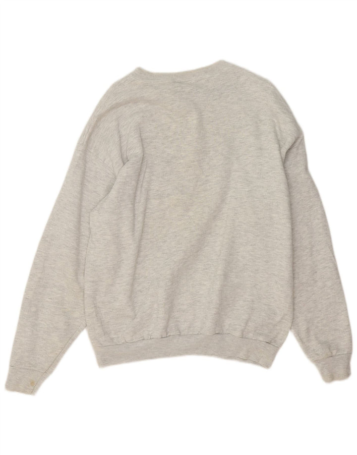 Lee Herren-Sweatshirt mit Grafik, groß, grau gesprenkelte Baumwolle