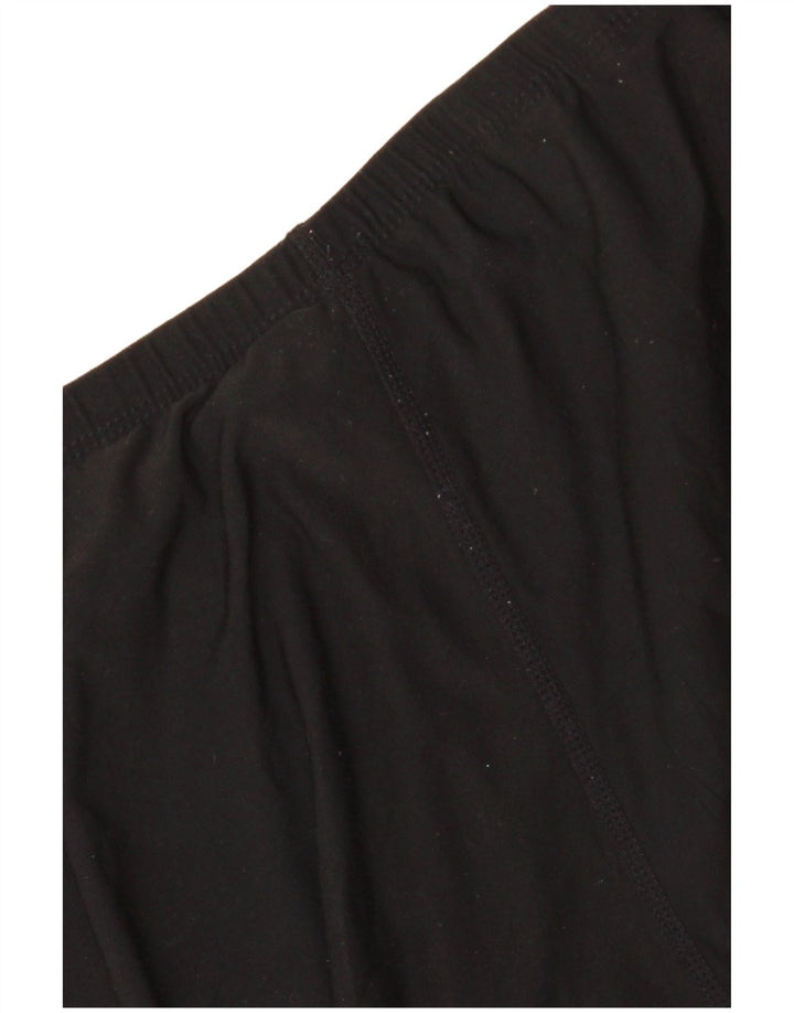 Nike Damen Leggings US 8/10 Mittelschwarzes Polyester