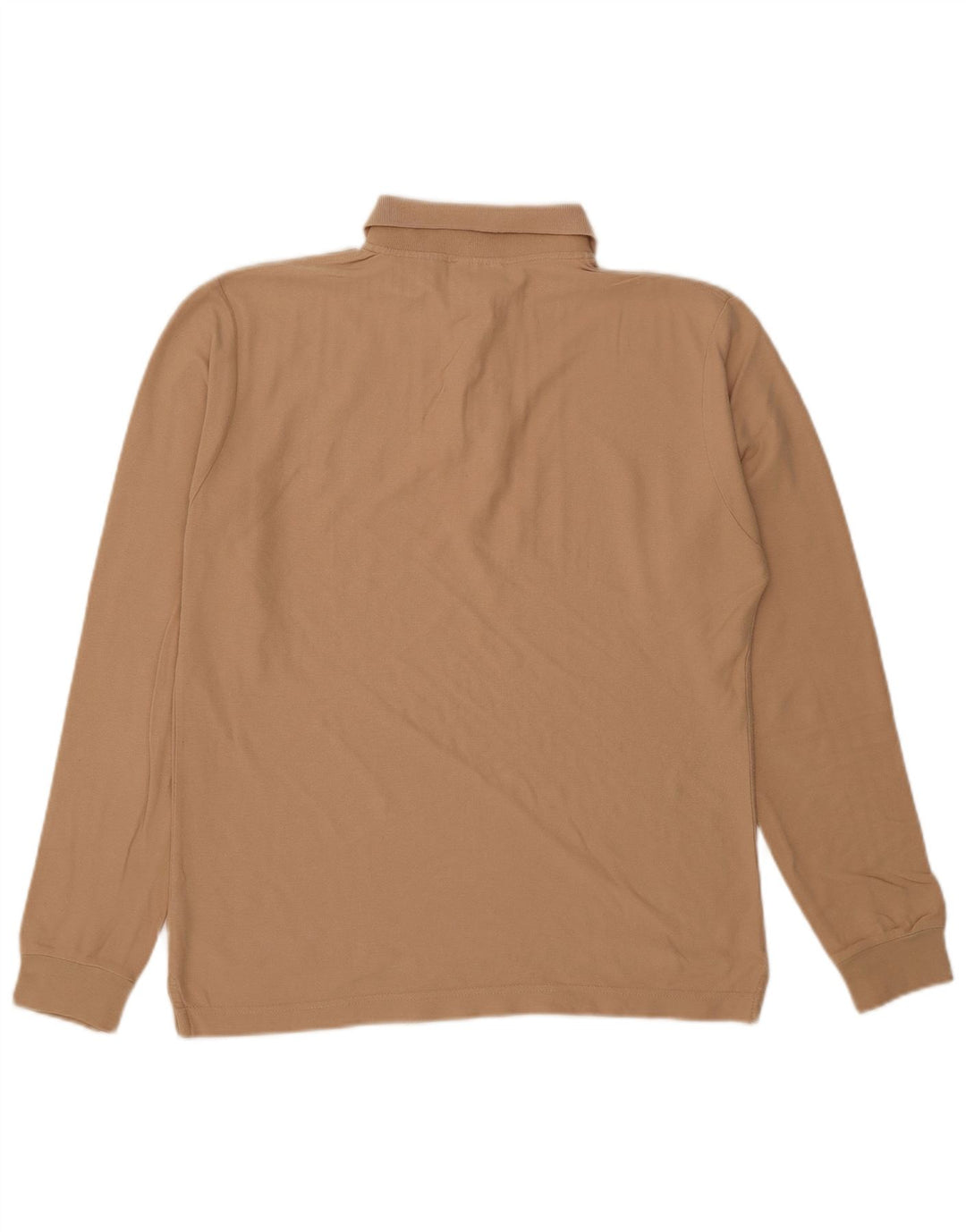 Fila Herren-Langarm-Poloshirt aus mittelbeiger Baumwolle