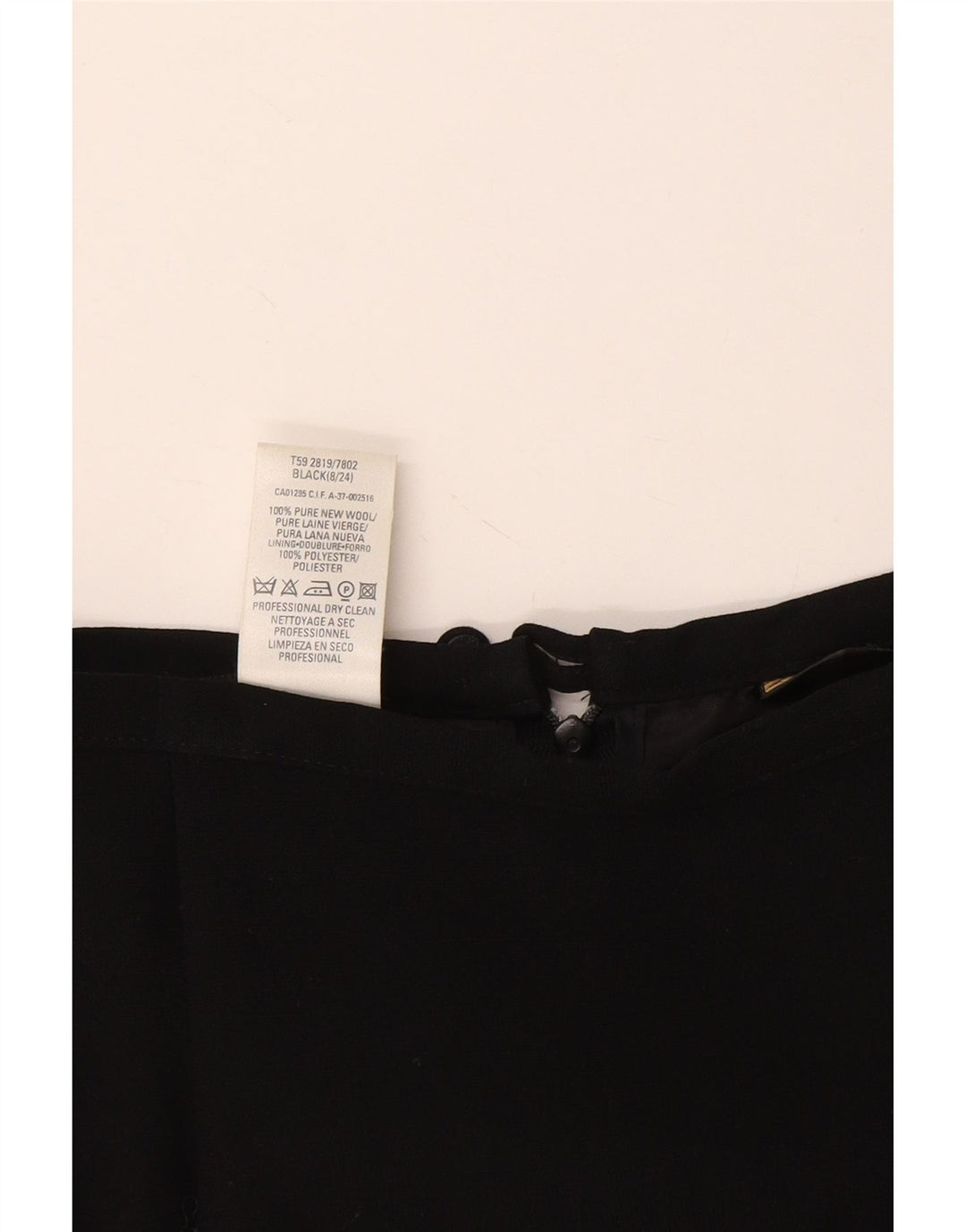 Marks & Spencer Damen St. Michael Bleistiftrock UK 8 Small W26 Schwarz