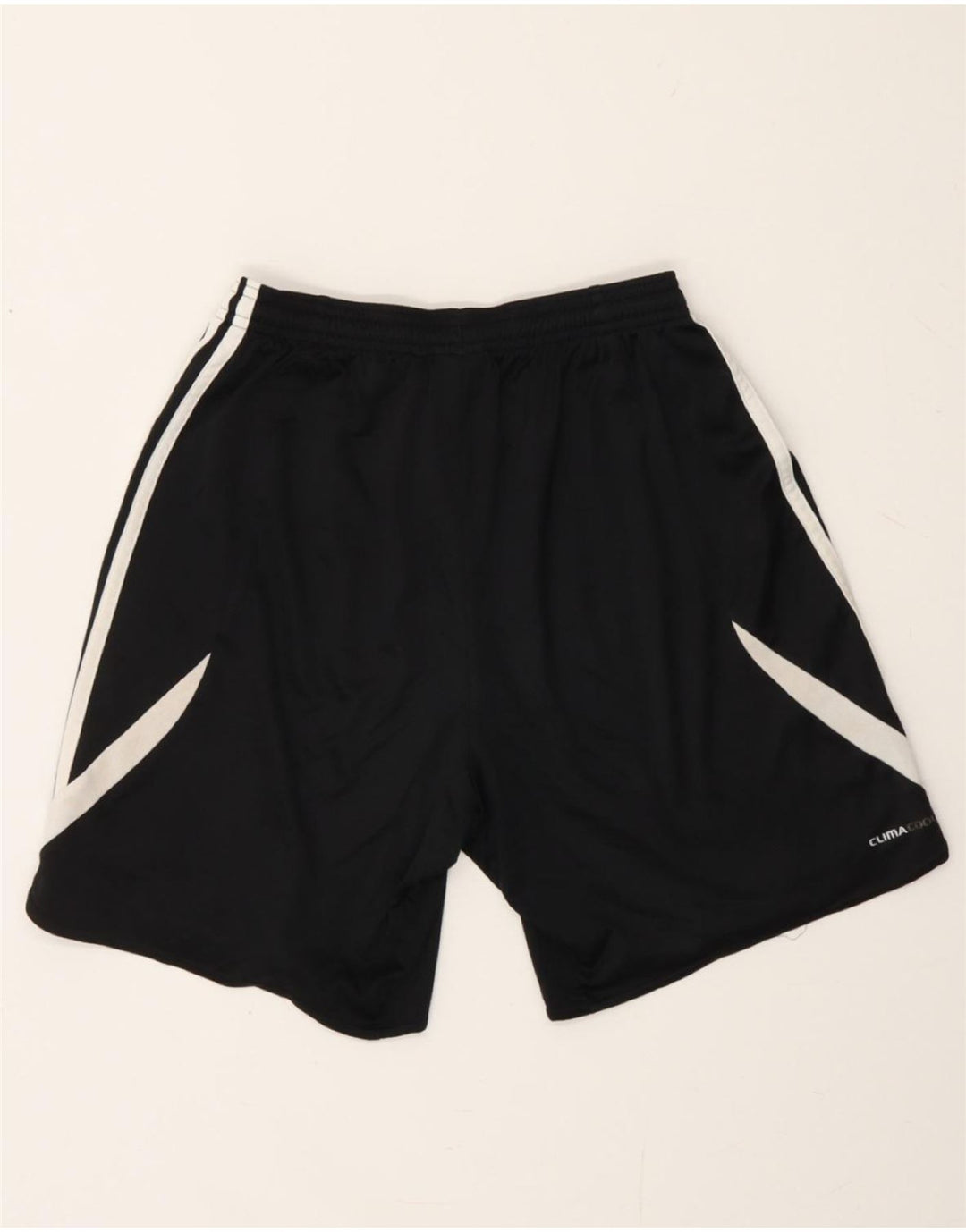 ADIDAS Boys Climacool Sport Shorts 13-14 Years Black Colourblock Polyester Vintage Adidas and Second-Hand Adidas from Messina Hembry 
