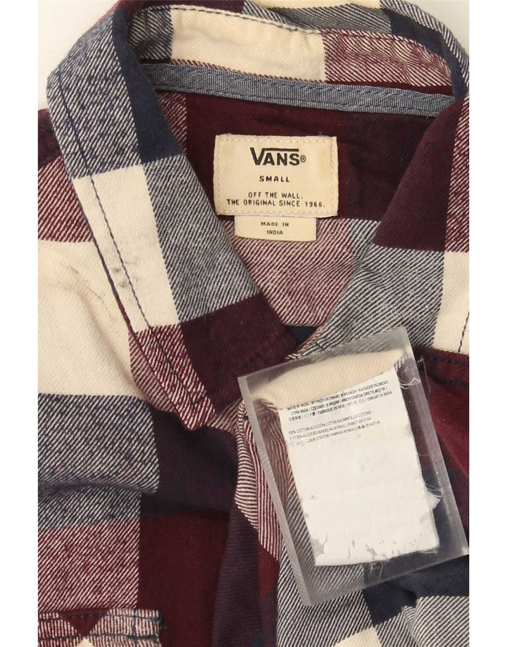 Vans Herren-Flanellhemd, klein, mehrfarbig, kariert, Baumwolle