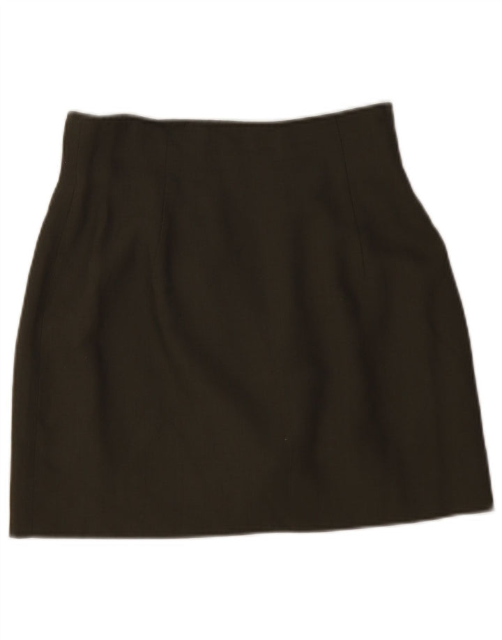 Sisley Damen Wickelrock W28 Medium Khaki Viscose