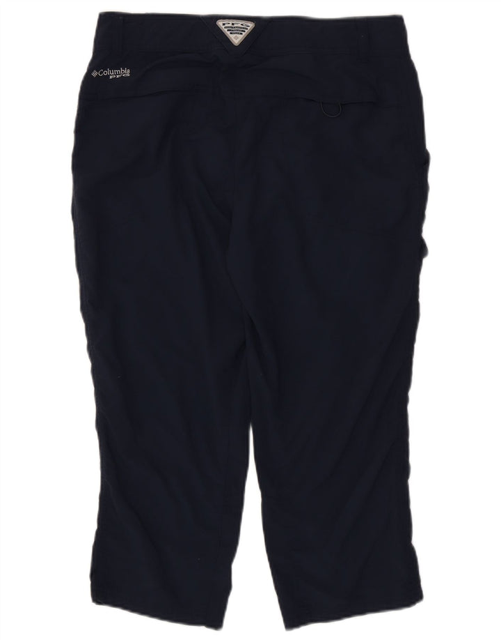 COLUMBIA Gerade Capri-Hose für Damen, US 8, M, W32, L21, Marineblau