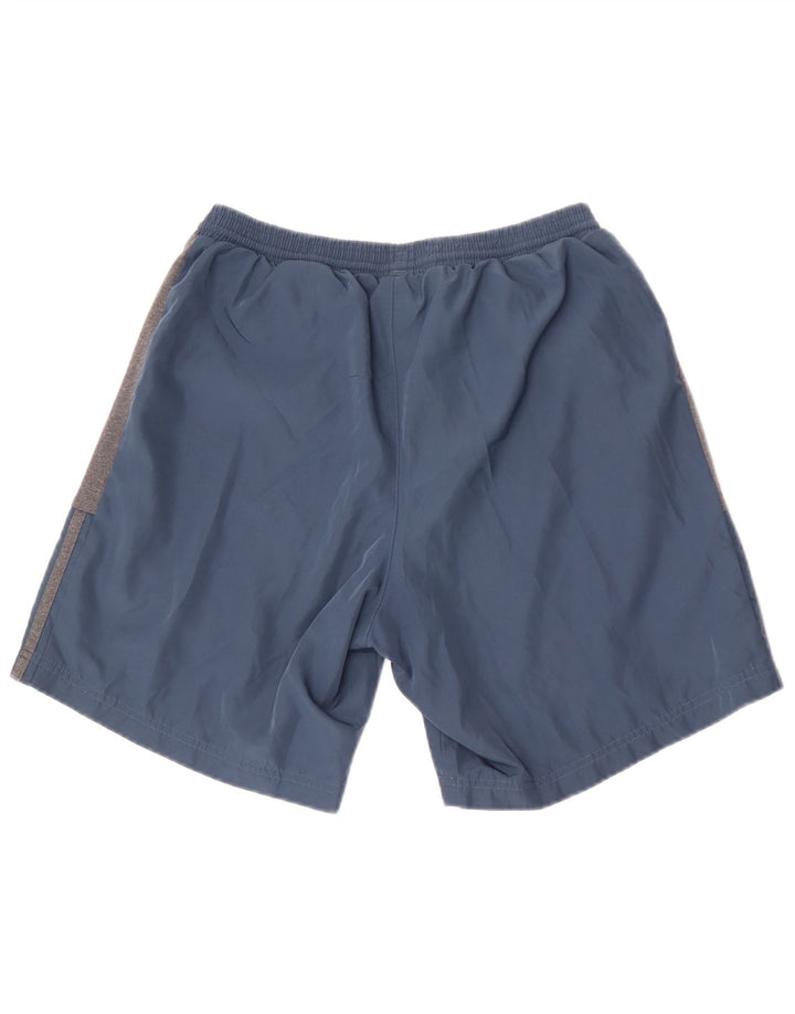 Adidas Herren Sportshorts Mittelblaues Colourblock-Polyester