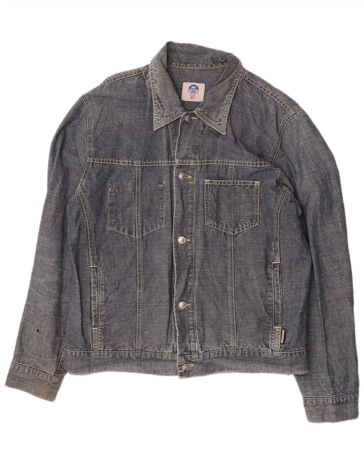 North Sails Herren-Jeansjacke, UK 40, große marineblaue Baumwolle