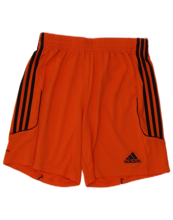 ADIDAS Herren Climalite Sport Shorts Large Orange Polyester