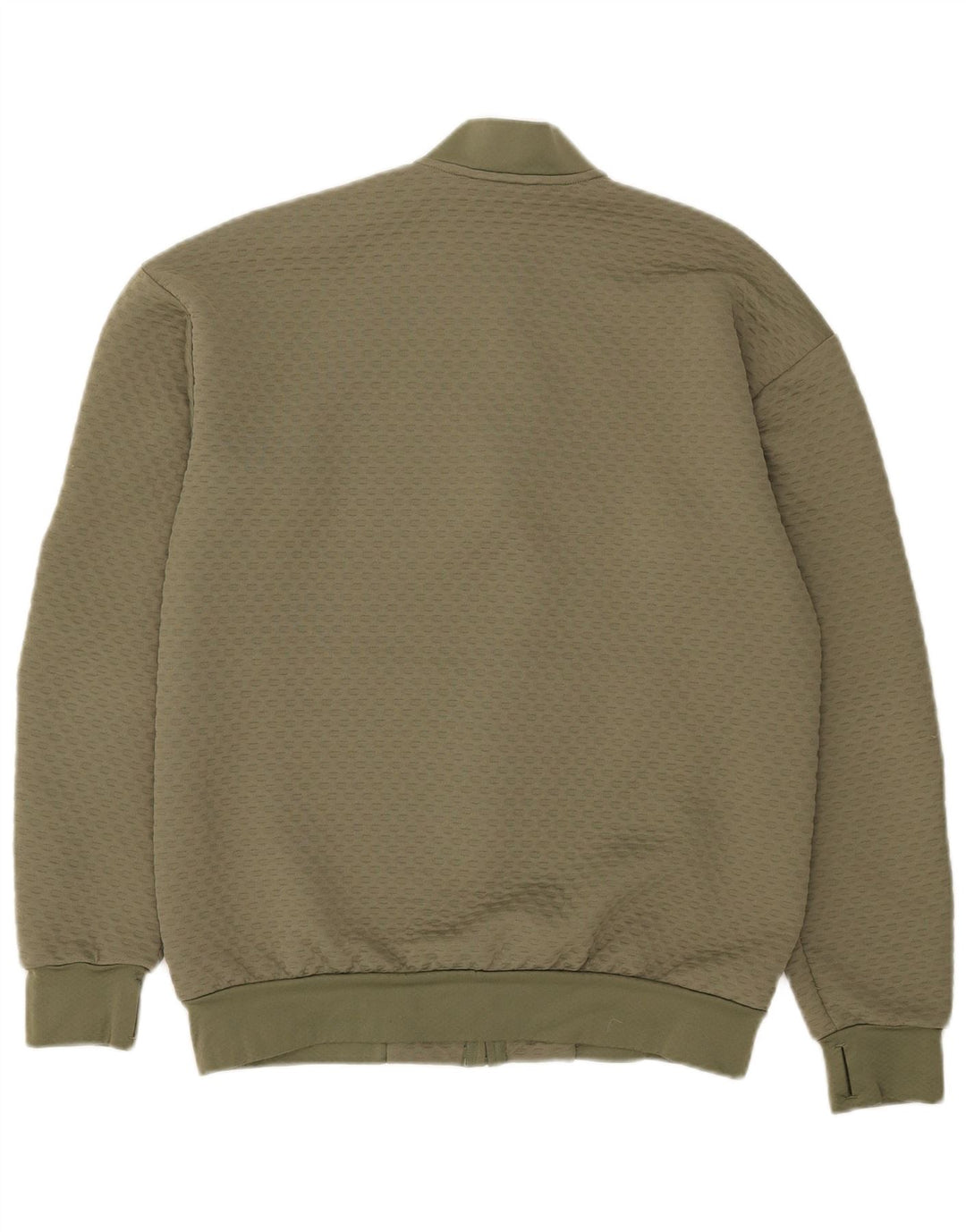 Adidas Herren-Trainingsanzug mit grafischem Oberteil, mittleres Khaki-Polyester
