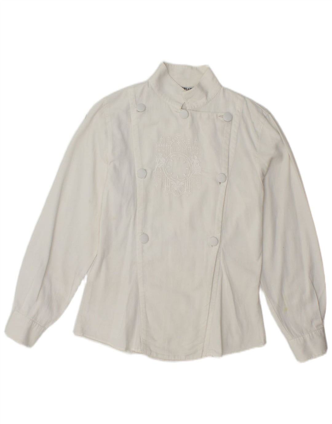 ENARA CAMICE Damen Hemdbluse UK 12 Mittelweiß