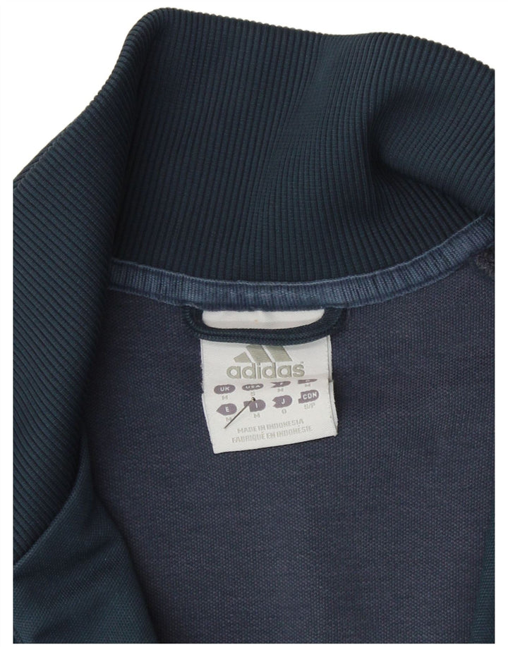 Adidas Herren Grafik-Trainingsanzug-Oberteil, mittleres Marineblau, Polyester