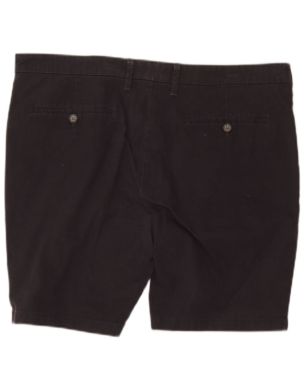 Marks & Spencer Herren Chinoshorts W40 XL Schwarz Baumwolle
