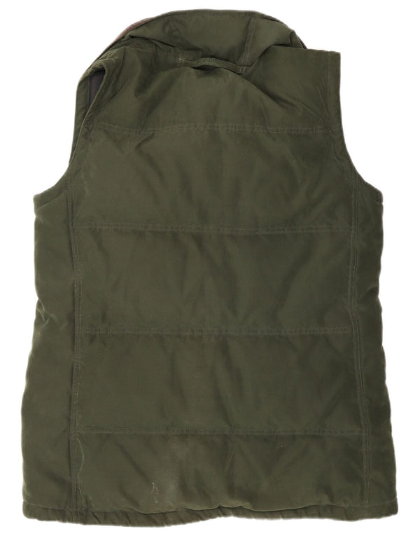 Musto Damen Wattierte Weste UK 12 Mittelgrünes Polyester