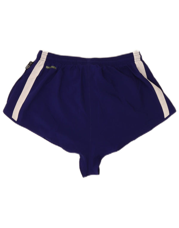 Adidas Damen Climalite Sport Shorts UK 12 Mittellila Farbblock
