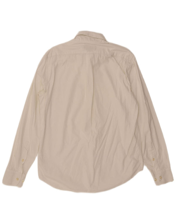 Marlboro Classics Herren-Hemd in normaler Passform, Größe L, Weiß