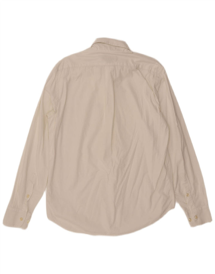 Marlboro Classics Herren-Hemd in normaler Passform, Größe L, Weiß