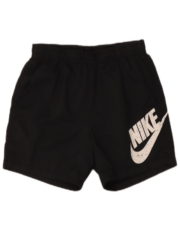 Nike Herren-Sportshorts mit Grafik, Größe S, Schwarz, Polyester