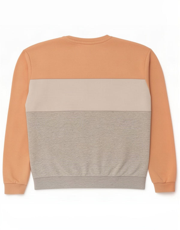 Fila Womens Graphic Sweatshirt Jumper UK 10 Small Multicoloured Colourblock