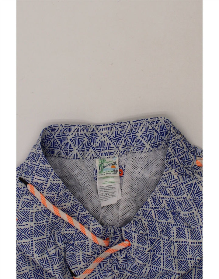 J. CREW Boys Swimming Shorts 11-12 Years  Blue Check Polyamide Vintage J. Crew and Second-Hand J. Crew from Messina Hembry 