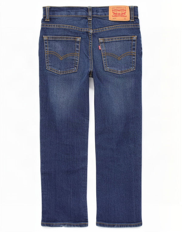 Levi's Jungen 511 Slim Jeans 5–6 Jahre W22 L19 Blaue Baumwolle