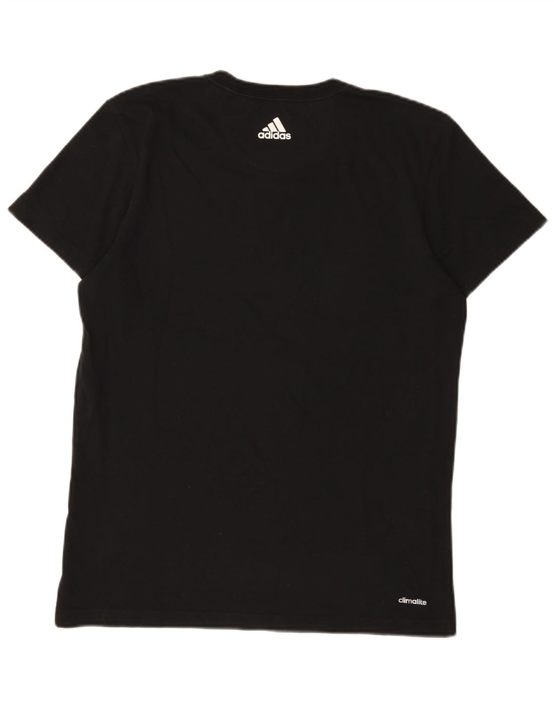 Adidas Herren Climalite Graphic T-Shirt Top Medium Schwarz Baumwolle