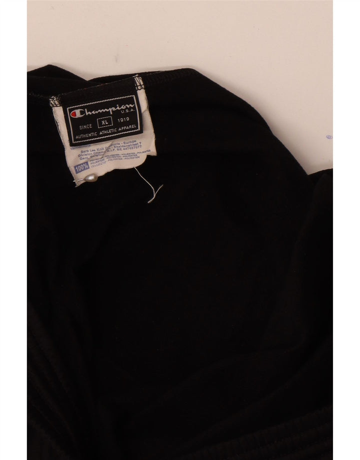 Champion Herren-Trainingshose, Jogginghose, XL, Schwarz, Polyester