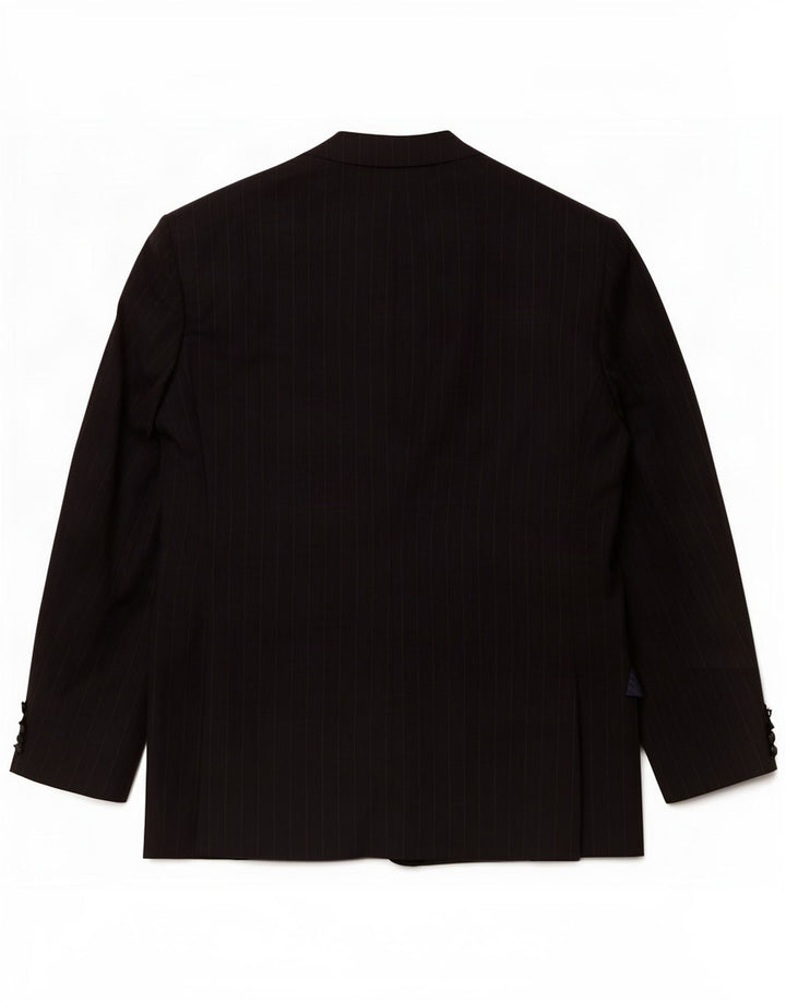 Marks & Spencer Herren-Blazer mit 2 Knöpfen, UK 48, 2XL, Marineblau gestreift