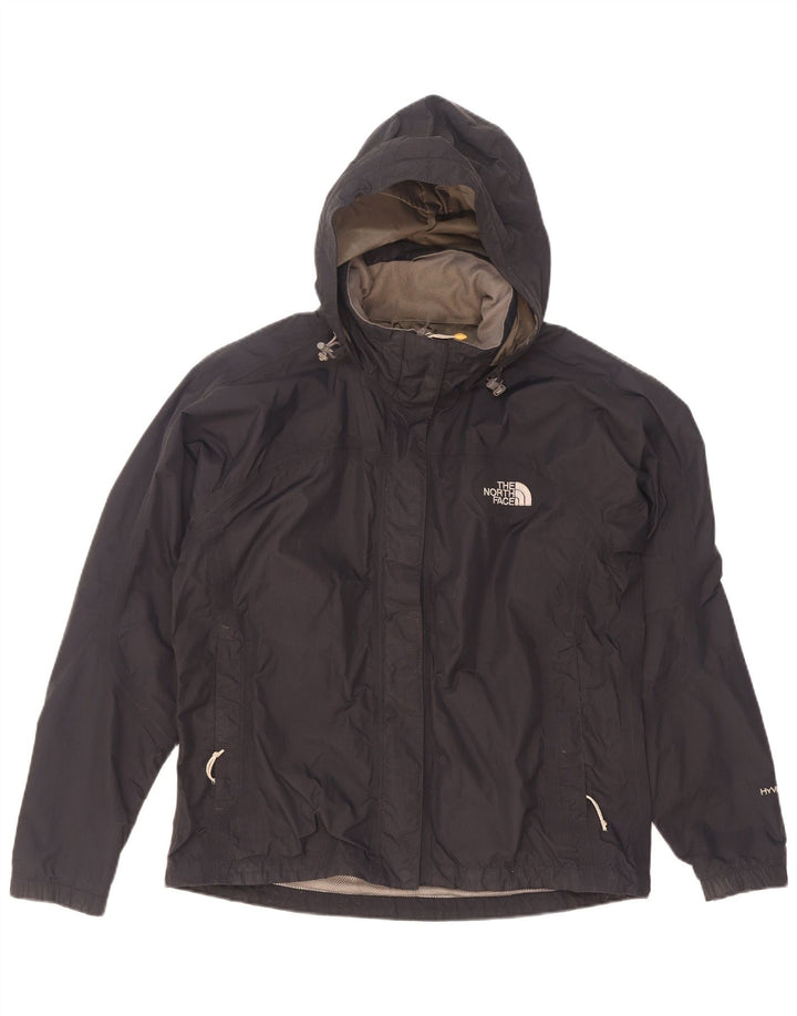 The North Face Damen Hyvent Hooded Oversized Regenjacke UK 10 Small Schwarz